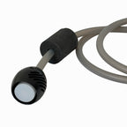 Close up of the float and prefilter at the end of a scavenger hose