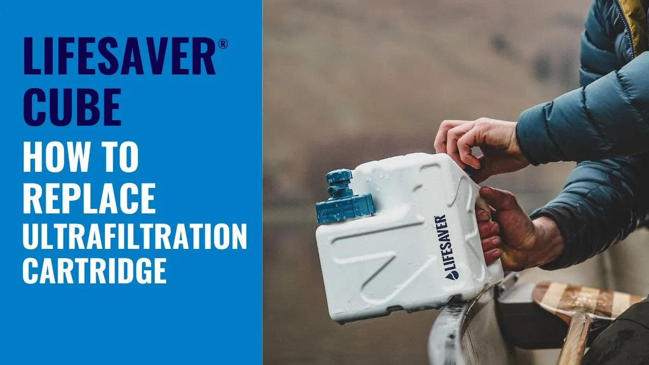 How to replace the filter cartridge on your LifeSaver Cube