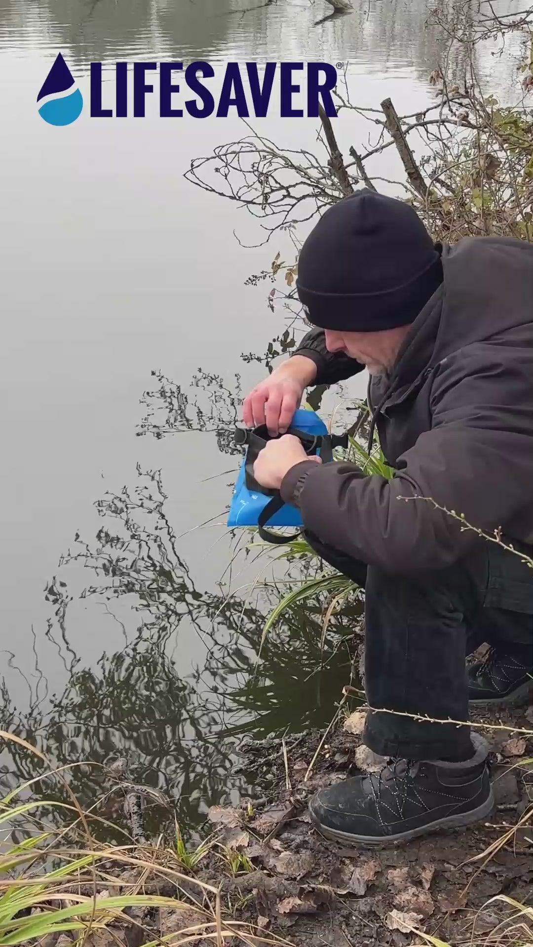 Video showing how the Lifeline Gravity Bag is used